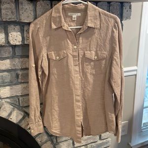 Banana Republic Linen button up